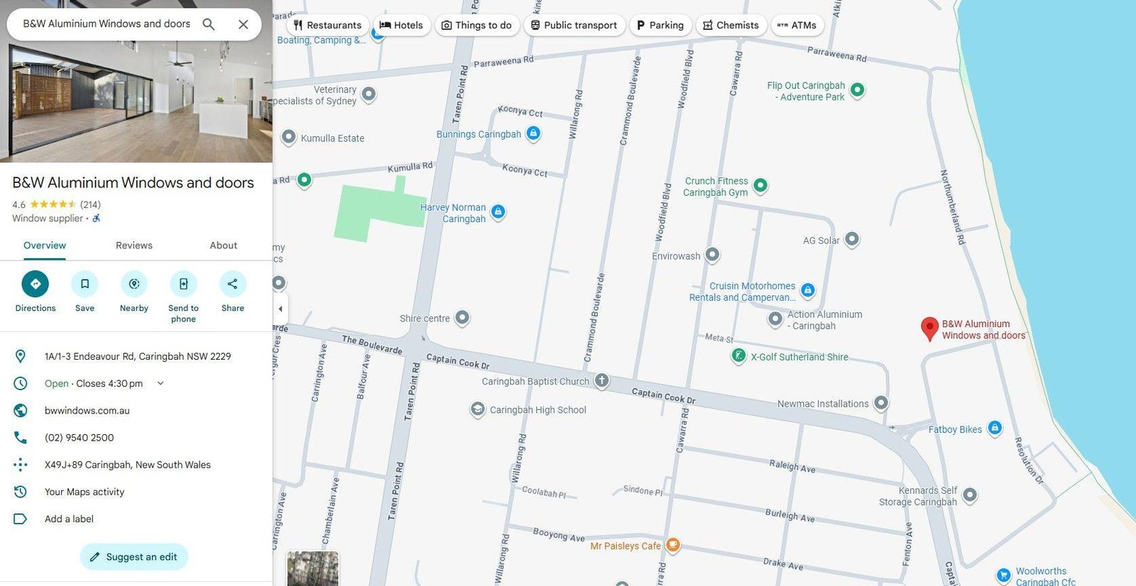 aluminium windows near me